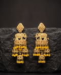 Airavat Jhumka Drops - Marigold