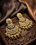 Aarzoo Kundan Chandbalis - Lavender Lush