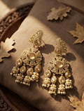 Morni Kundan Jhumka Drops