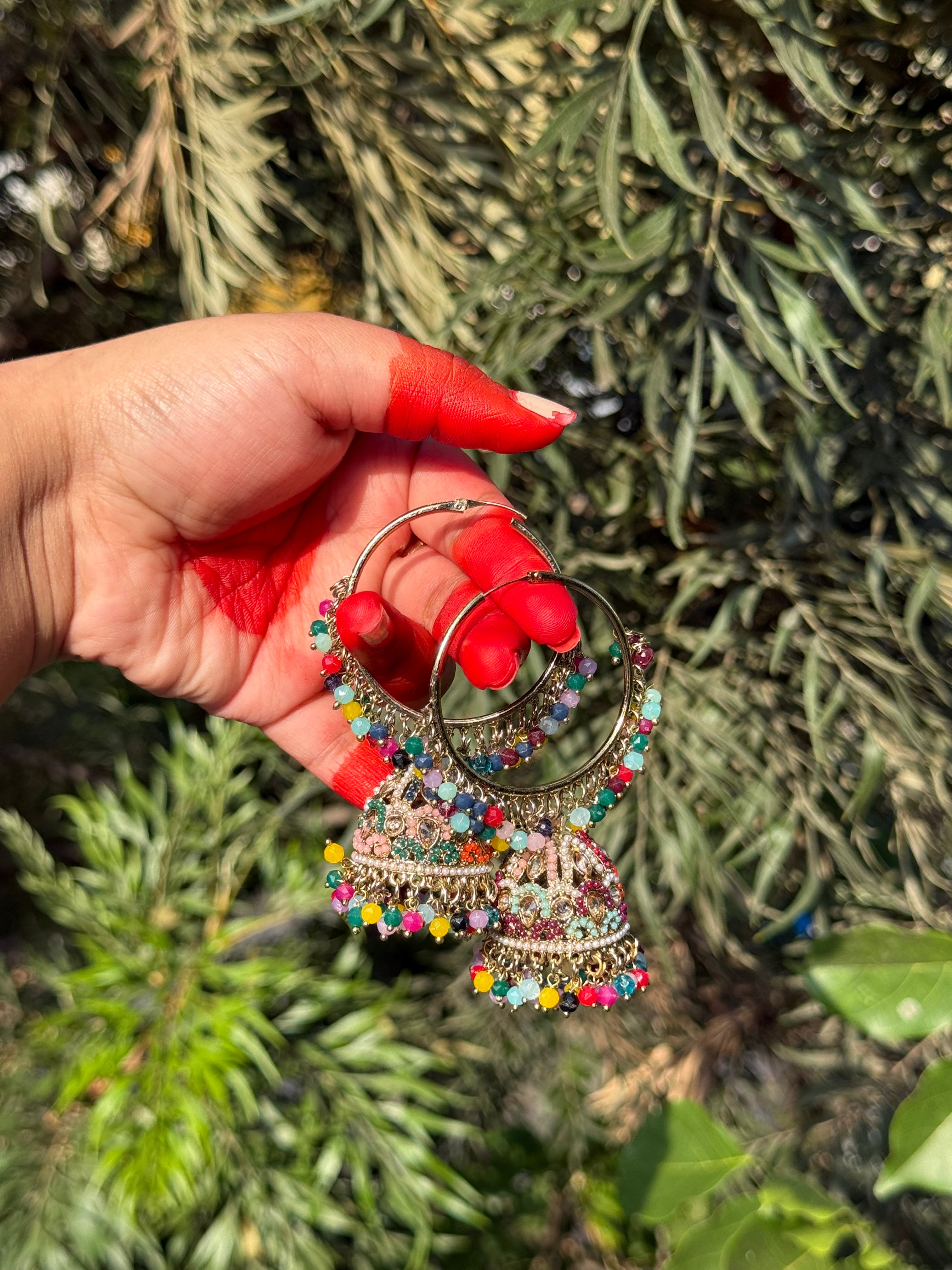 Svara Hoop Jhumkas - Rangrez