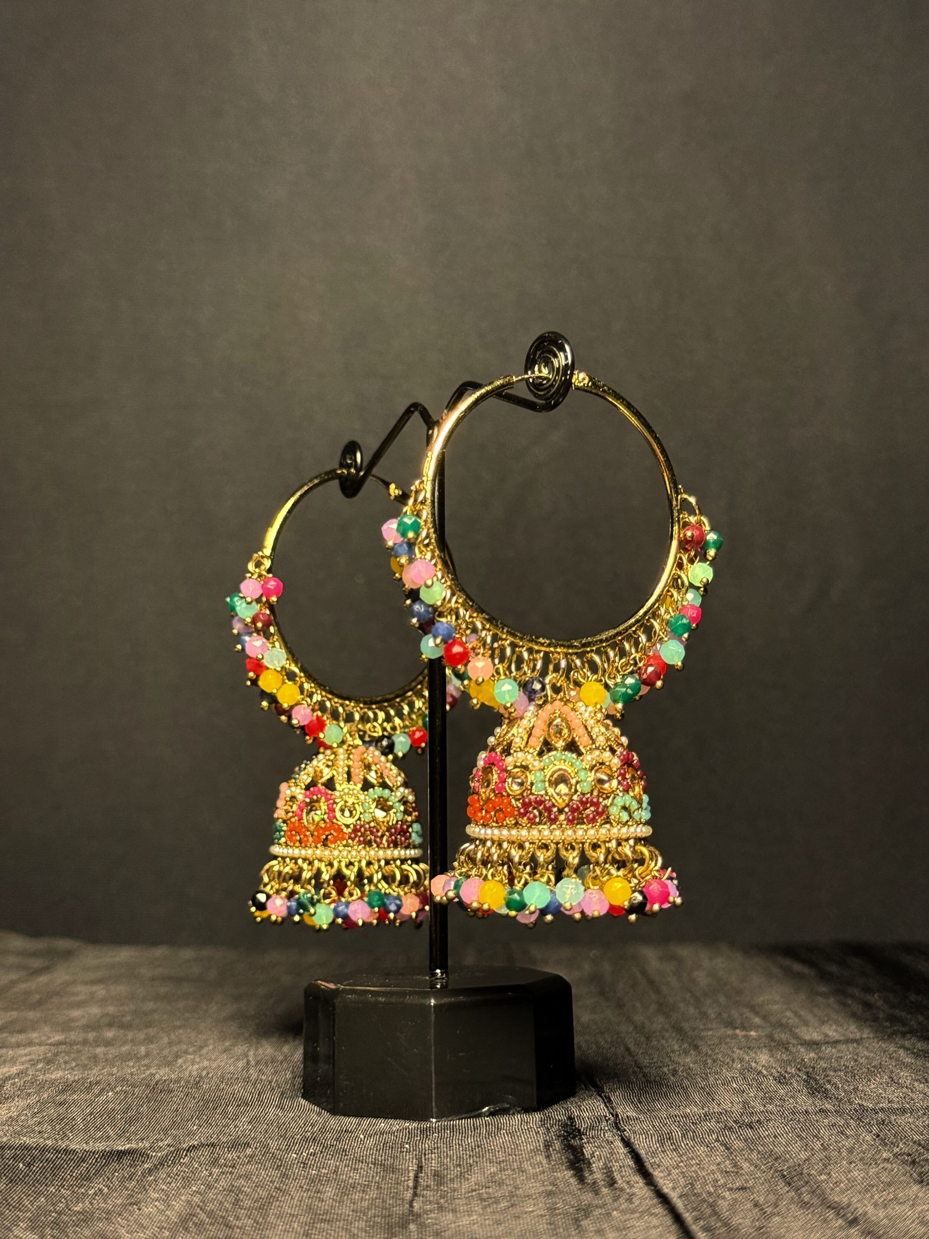 Svara Hoop Jhumkas - Rangrez
