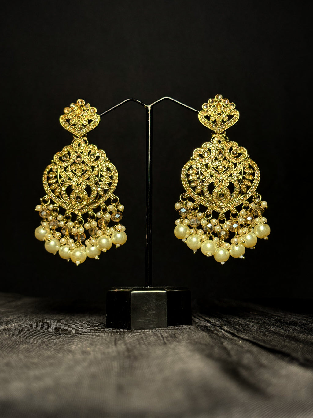 Seyra Chand Drops - Ivory