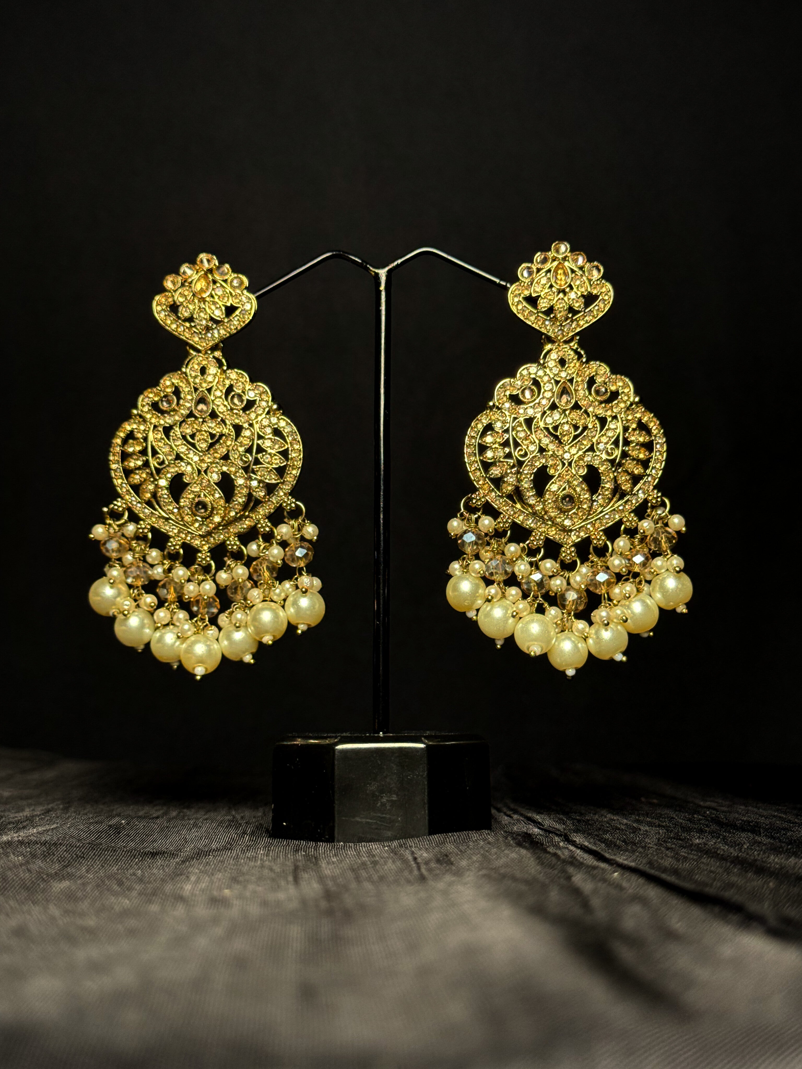 Seyra Chand Drops - Ivory